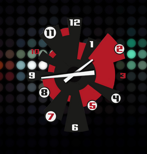 Abstract Analog Clock_XWidget for Android